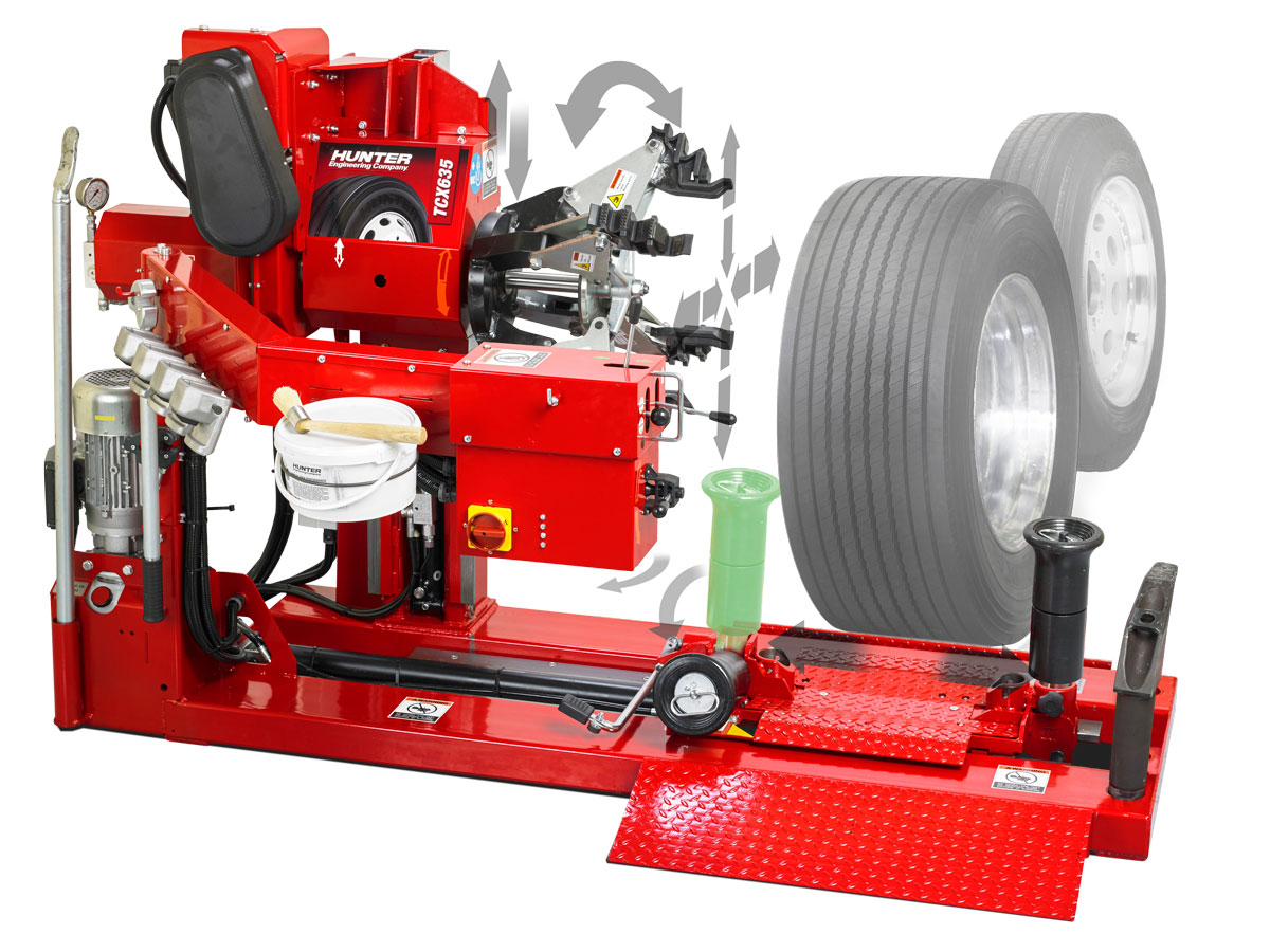 Imagen de la Desmontadora  de neumáticos TCX635